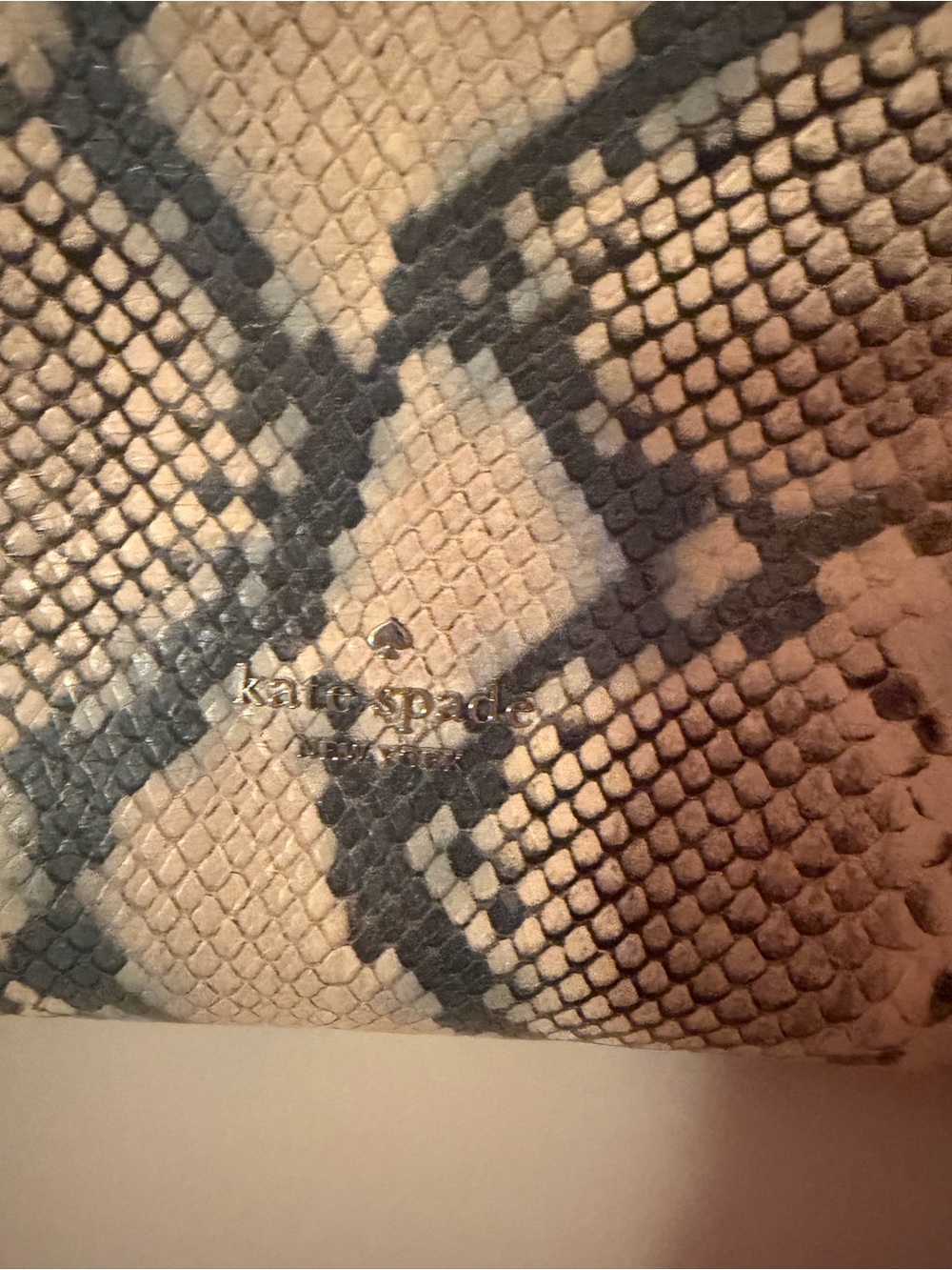 Kate Spade Leila Snake Embossed Shoulder Bag - Picture 5 of 8